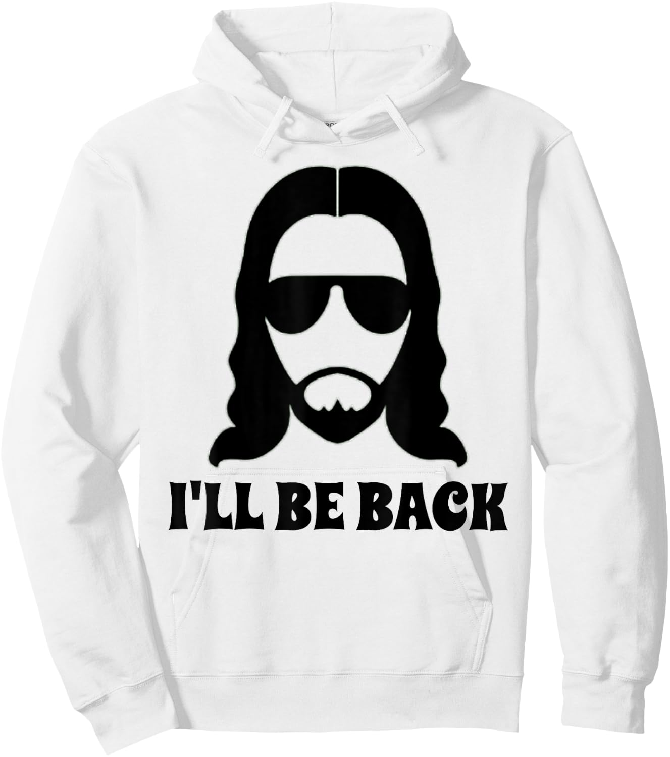Jesus i'll be Back christian design Hoodie - Hoodie | White