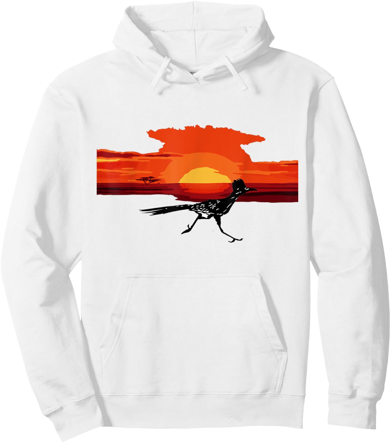 Cross Country Coach Track Running Road Runner Hoodie - Hoodie | White