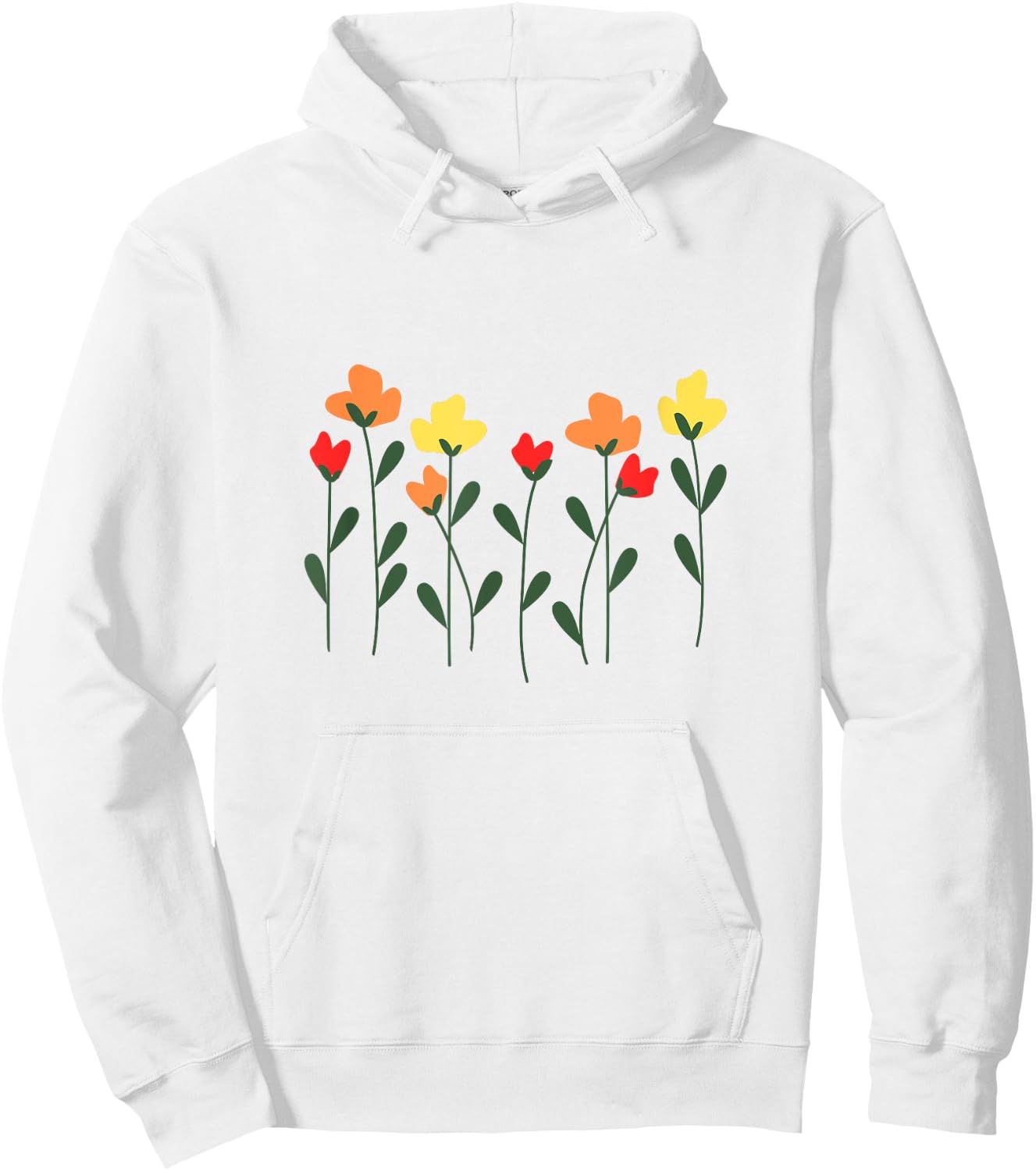 Summer Wildflowers Women's , white, S Hoodie - Hoodie | White