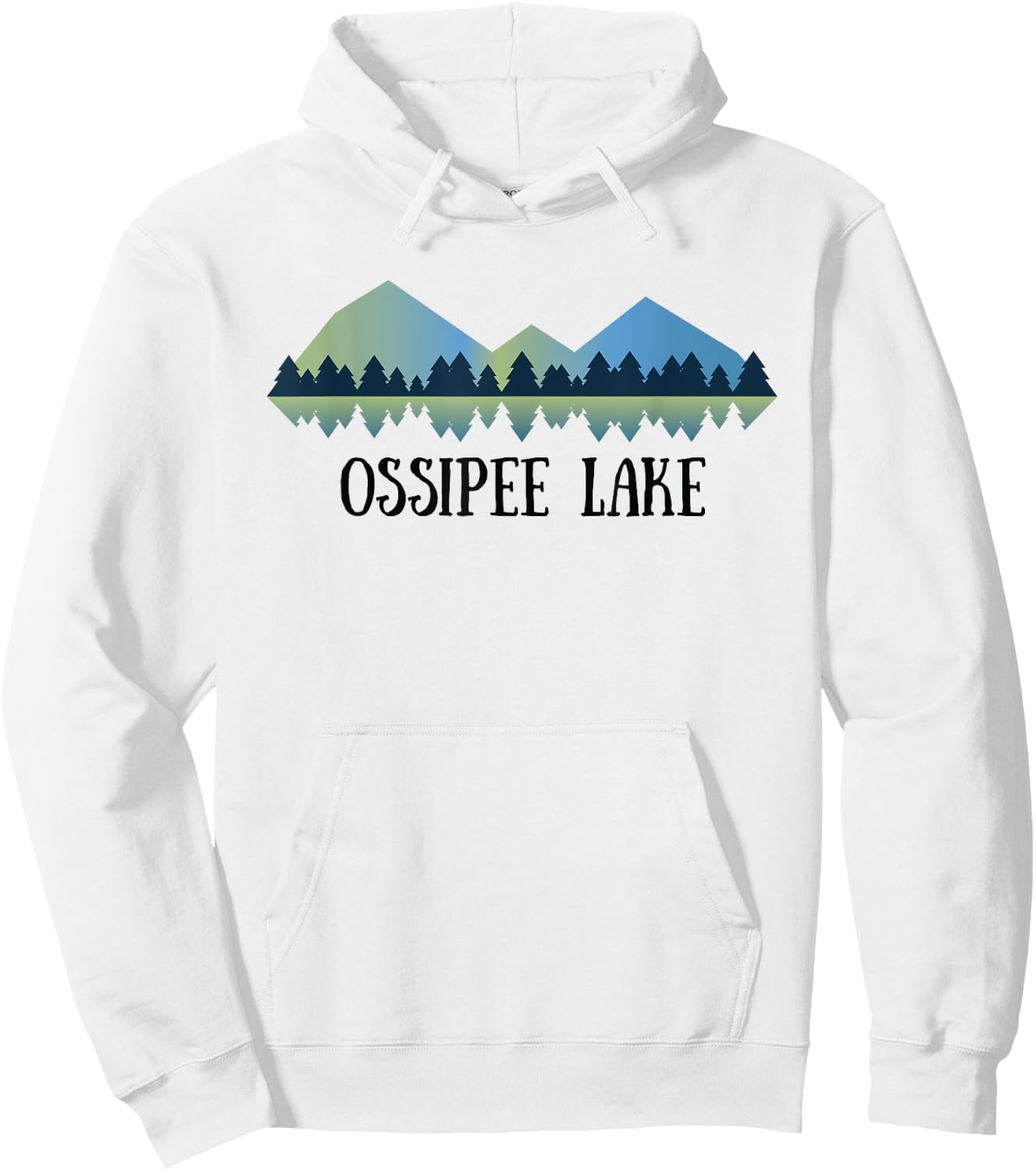 Lake Ossipee NH | New Hampshire Shirt Hoodie - Hoodie | White