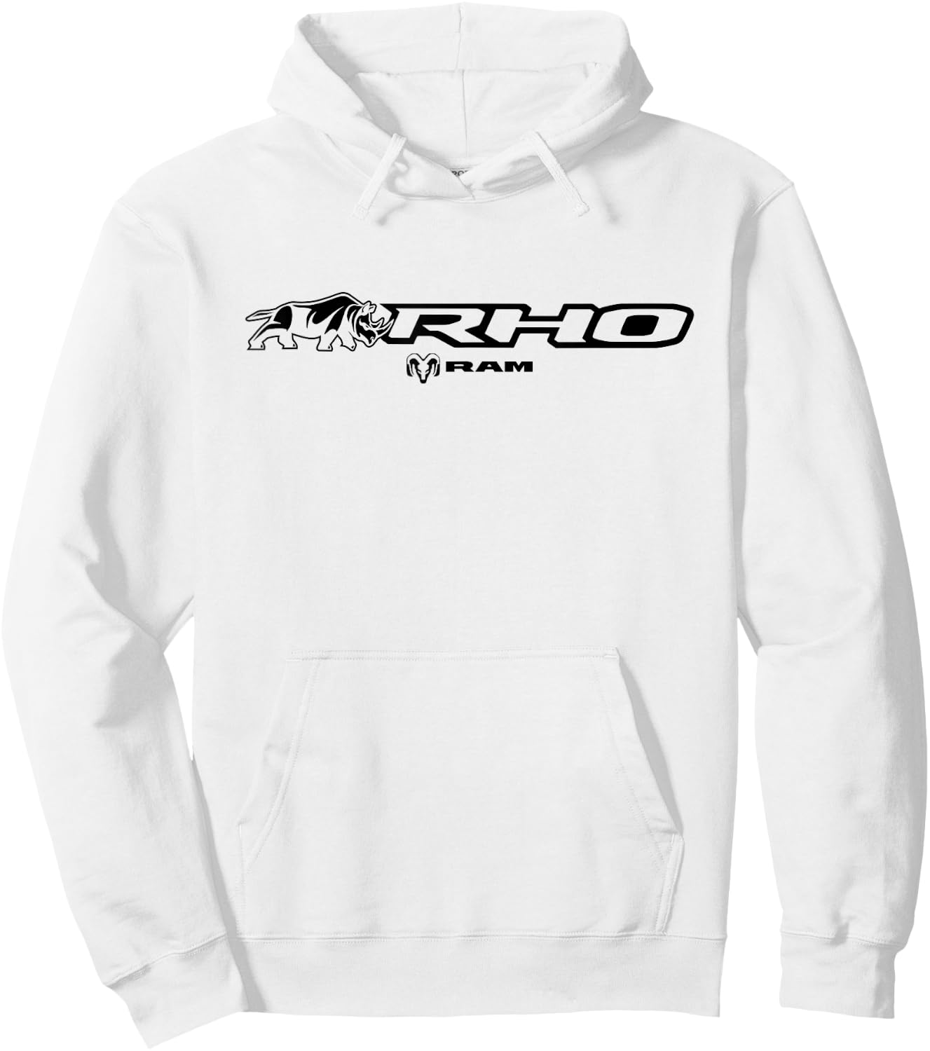 Ram Trucks Ram RHO Logo - Officially Licensed Hoodie - Hoodie | White