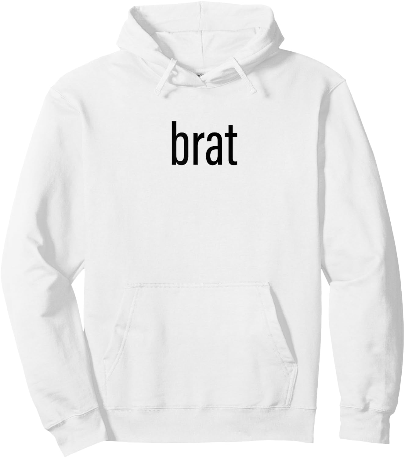 Brat , white, S Hoodie - Hoodie | White