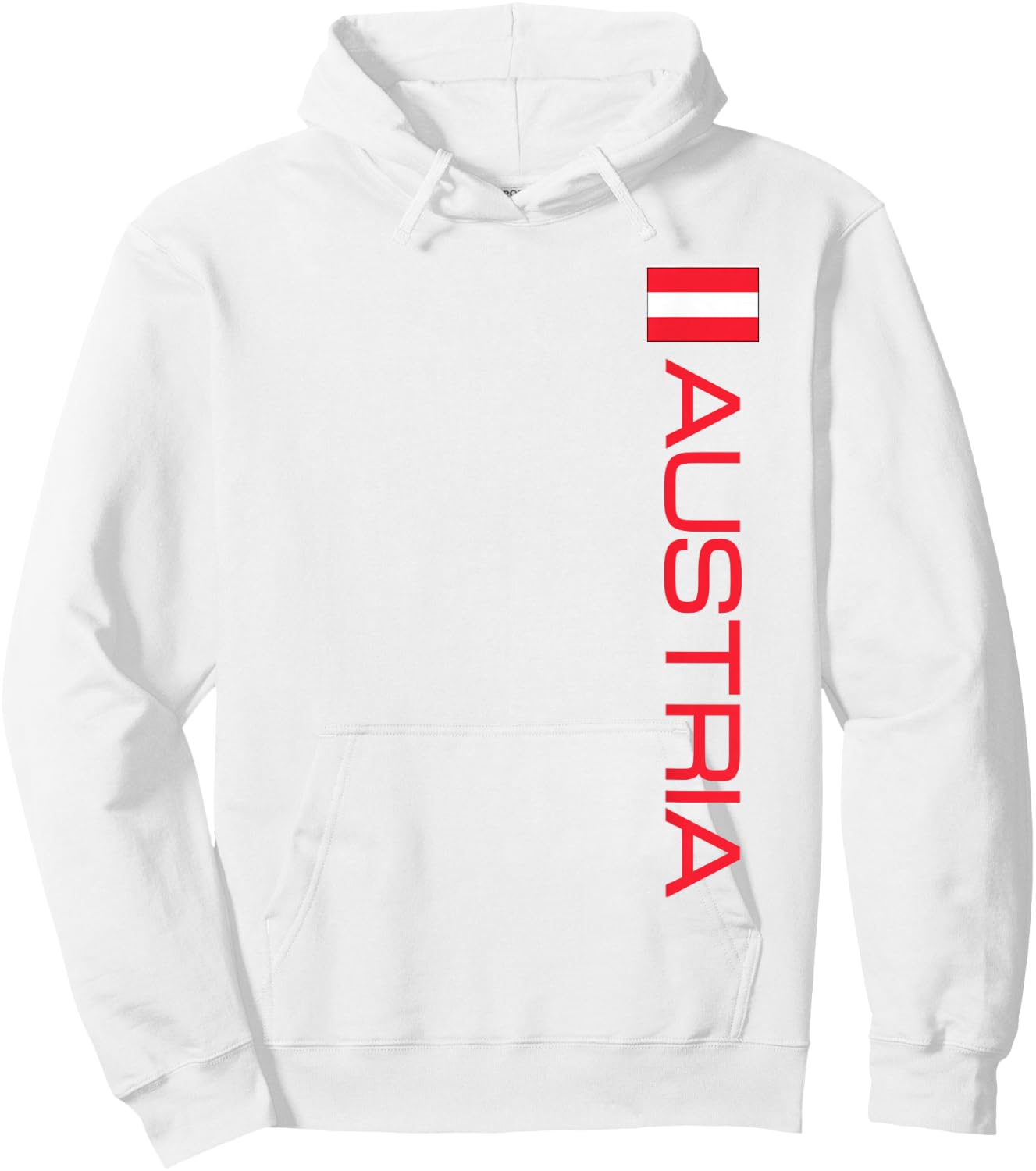 Austria Flag Austrian National Pride and Colors Hoodie - Hoodie | White