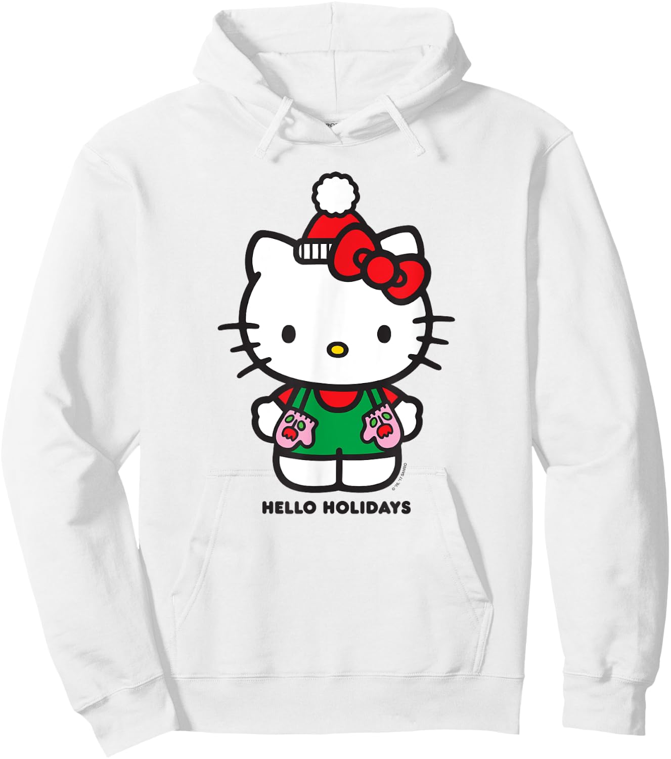 Hello Kitty "Hello Holidays" Christmas Shirt Hoodie - Hoodie | White