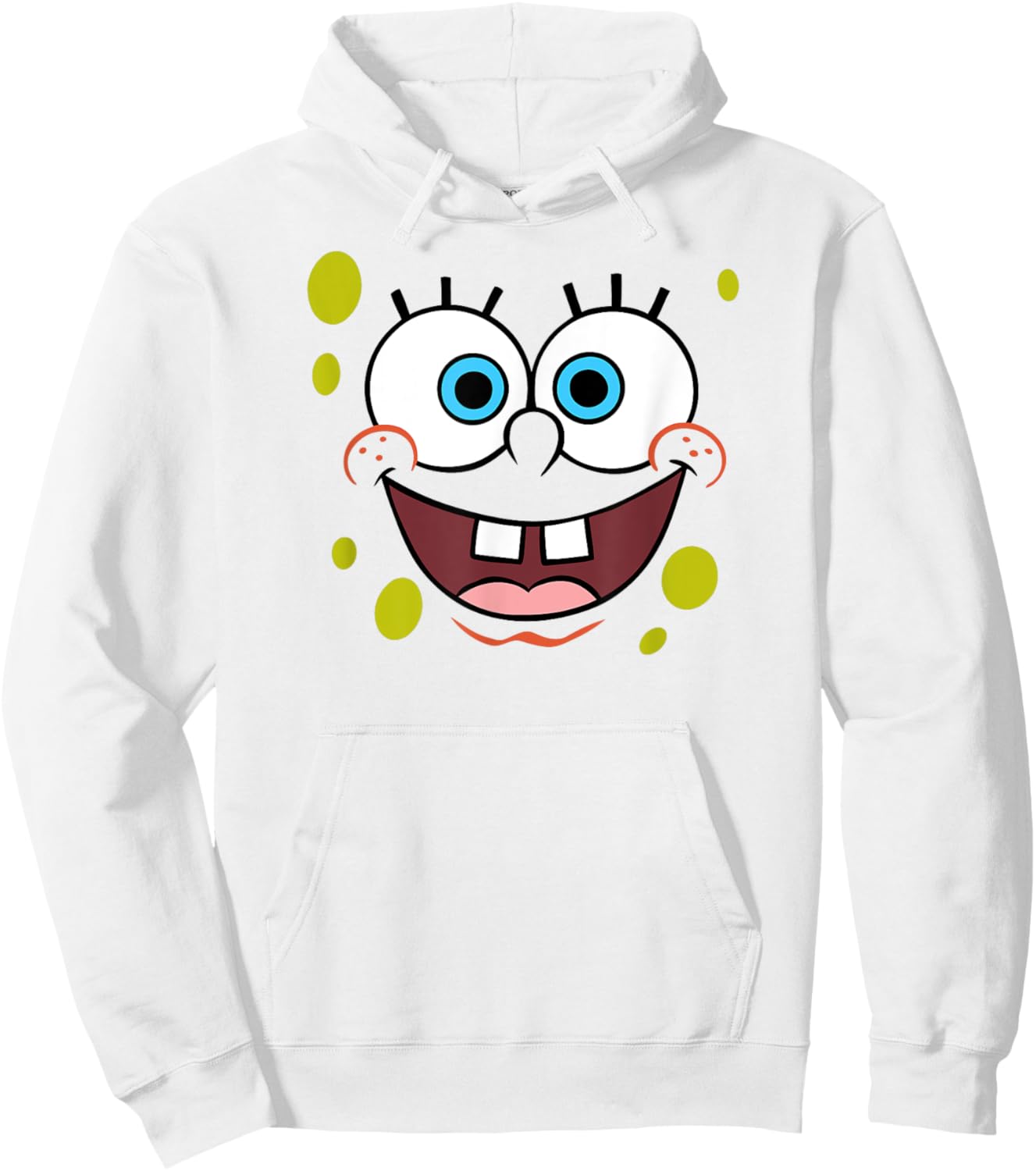 SpongeBob SquarePants Halloween Smiling Big Face Costume Hoodie - Hoodie | White