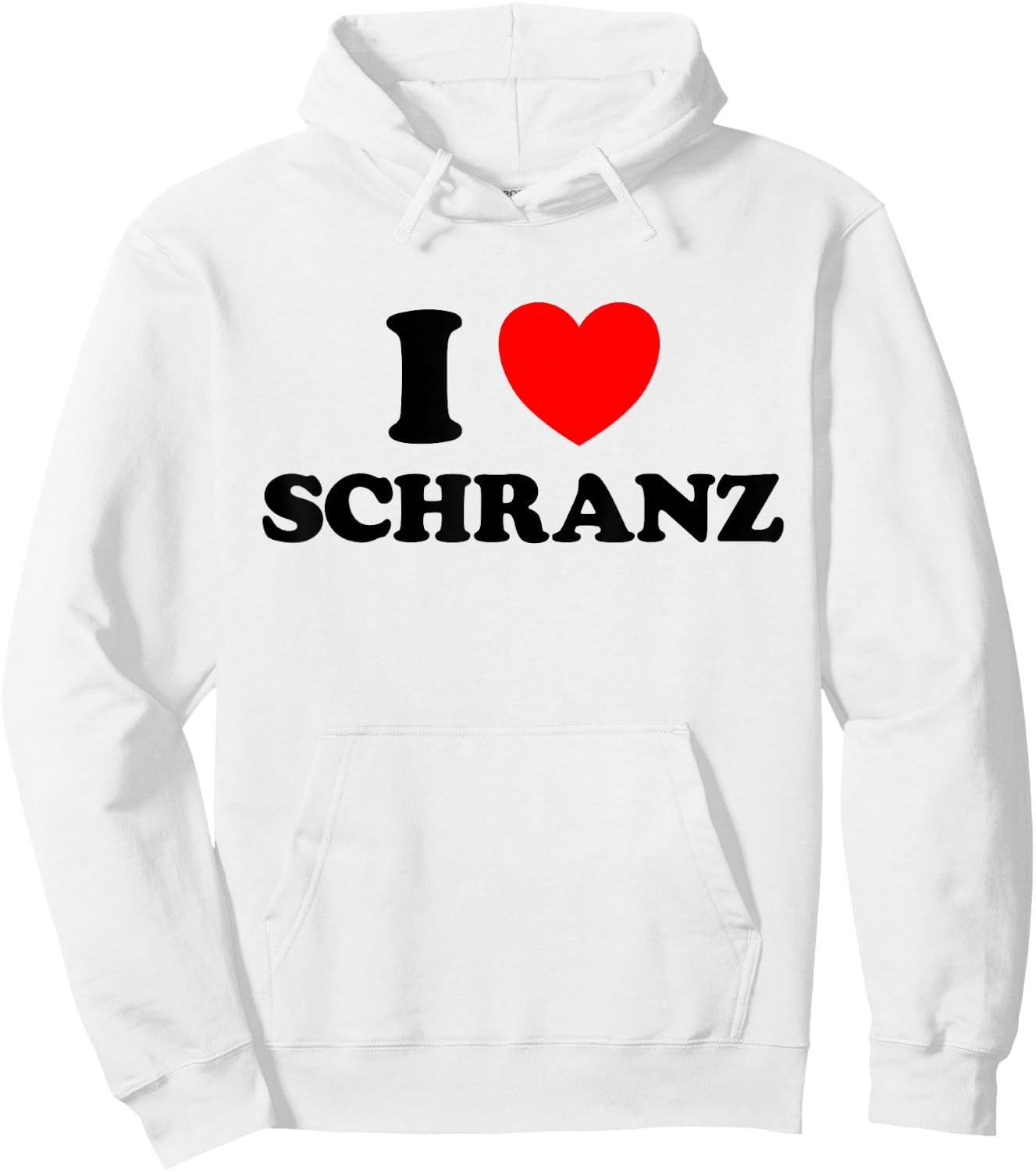 I Love Schranz Lustiger Hard Tekno Techno Deutsch Fast Music Fan Hoodie - Hoodie | White