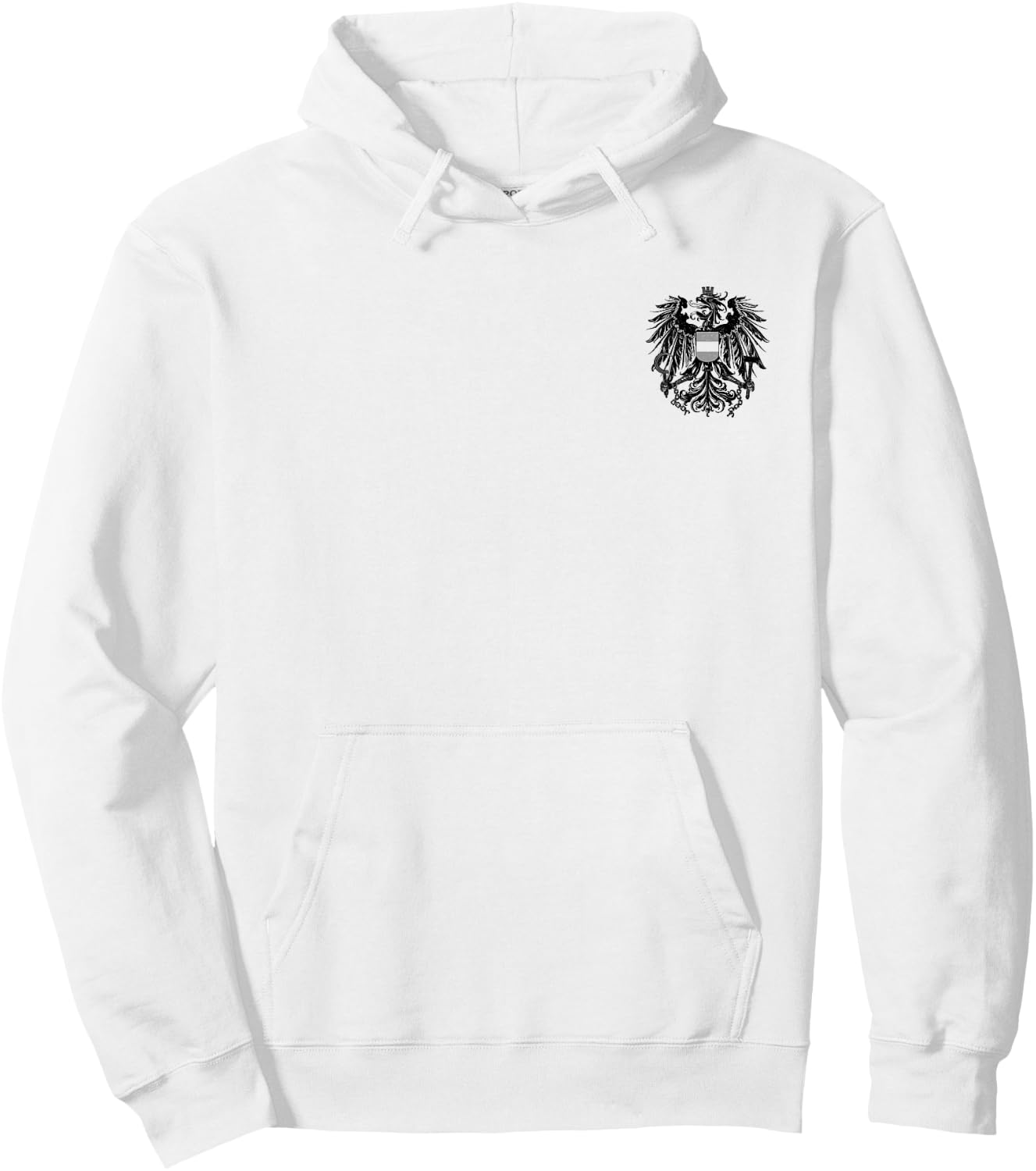 Austria Coat of Arms Austrian Eagle Emblem Symbol Flag Hoodie - Hoodie | White