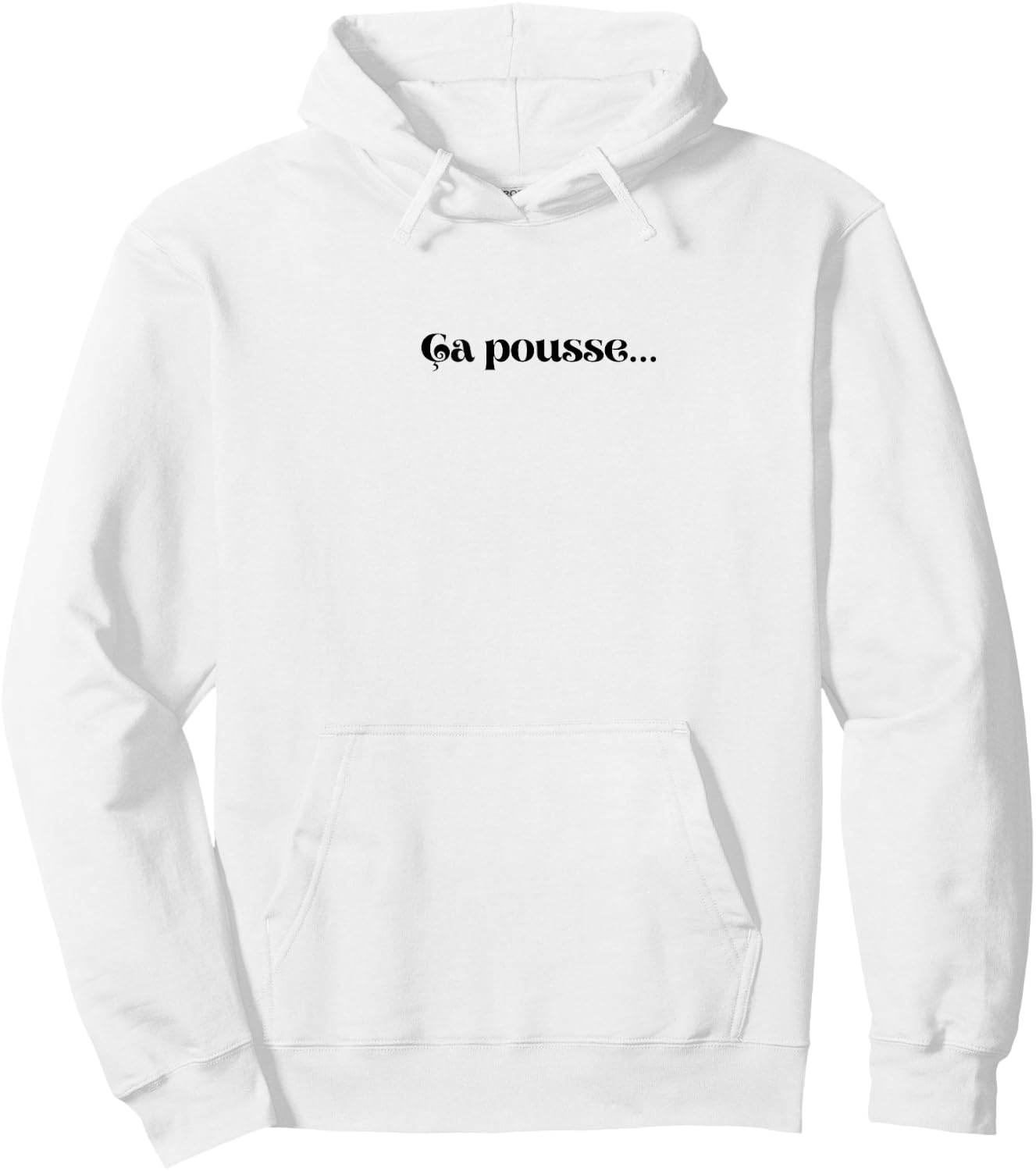 that measures the length of the hair. Long hair , white, S Hoodie - Hoodie | White