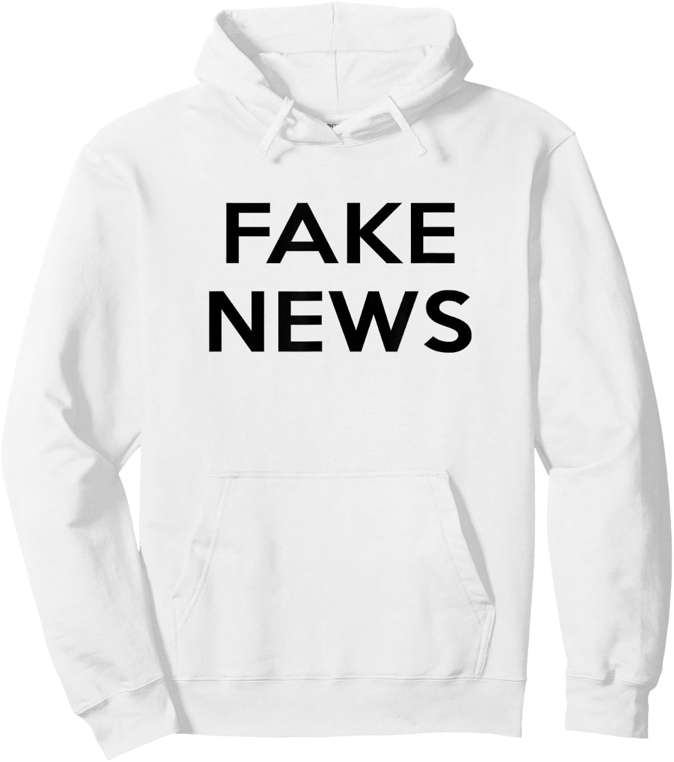 FAKE NEWS Trump den Weg, blue Hoodie - Hoodie | White
