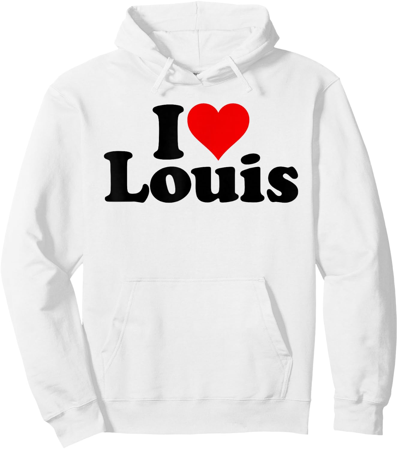 Ich Liebe Herz Louis Hoodie - Hoodie | White