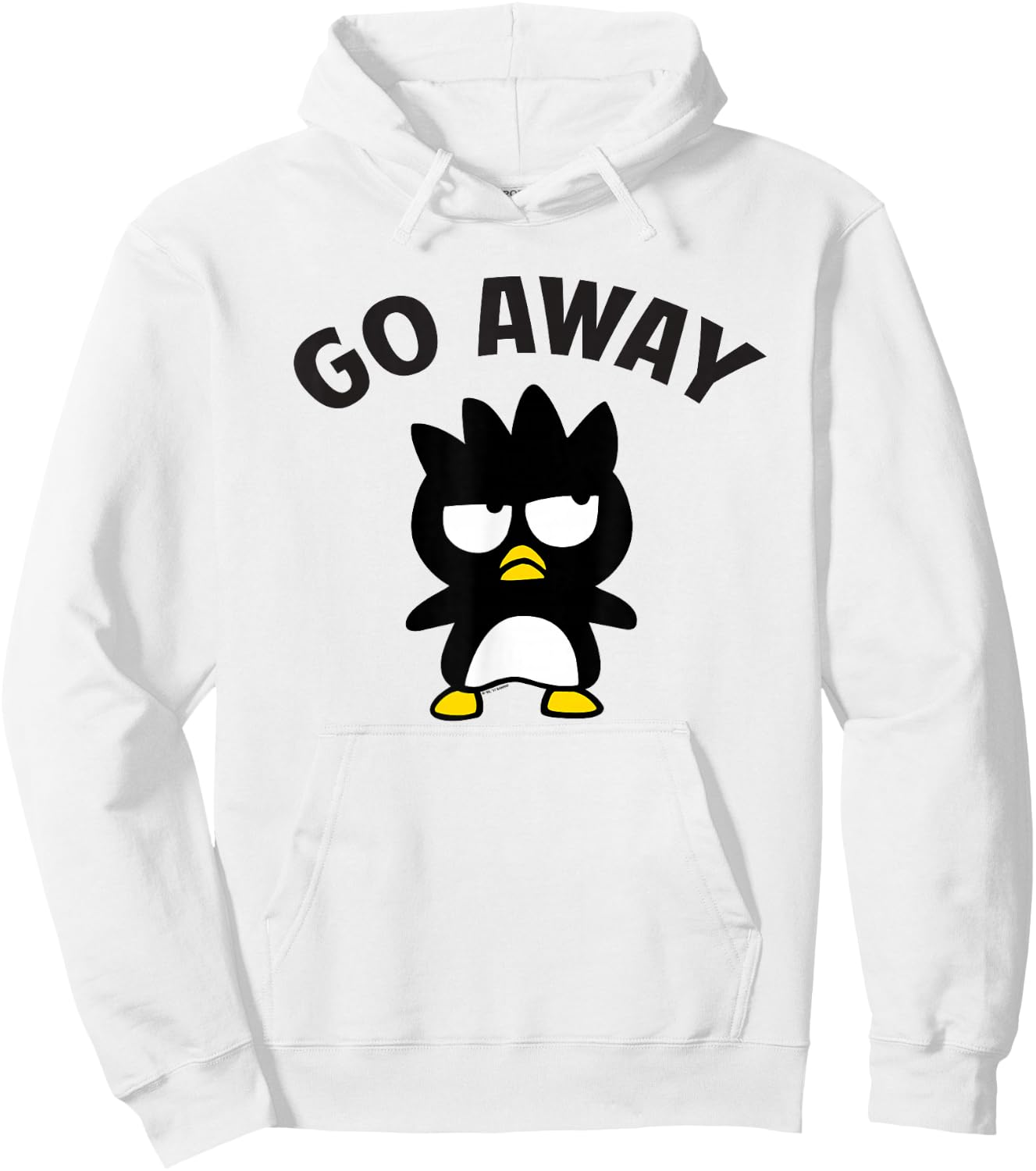 Badtz - Maru "Go Away" Shirt Hoodie - Hoodie | White