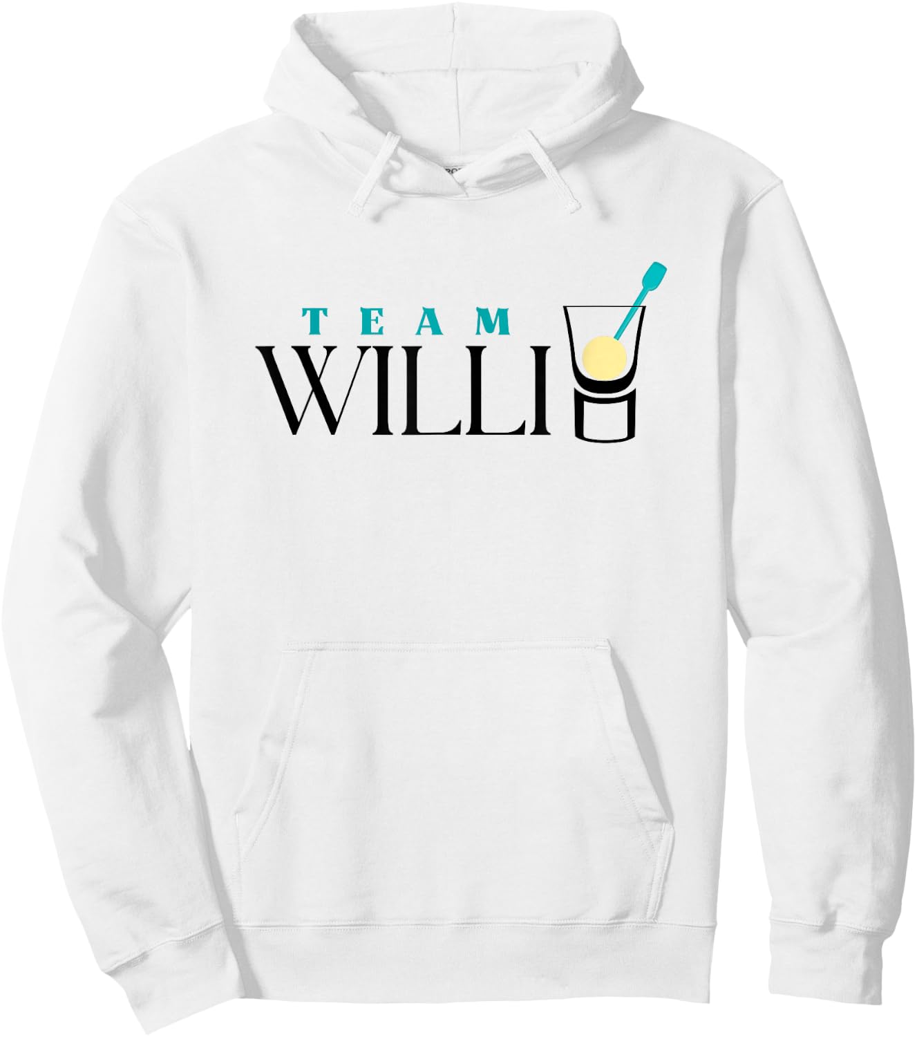 Team Willi | Williams Christ Pear Schnapps Shot Apres Ski , White Hoodie - Hoodie | White