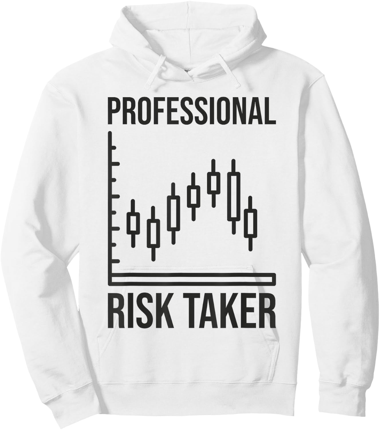 Professional Risk Taker - Forex Investing Day Trader Trading , grey, S Hoodie - Hoodie | White