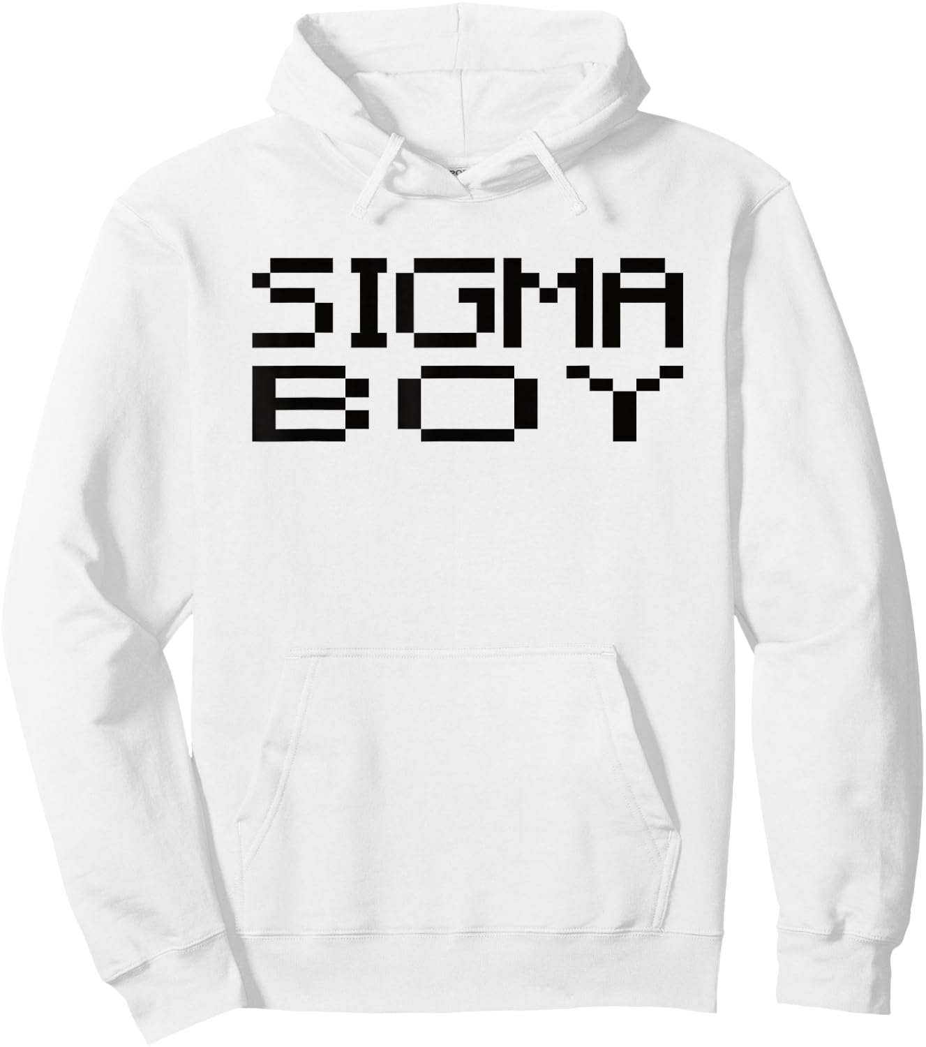 Sigma Boy – Sigma Design Trendy Motivational Men's , grey, S Hoodie - Hoodie | White