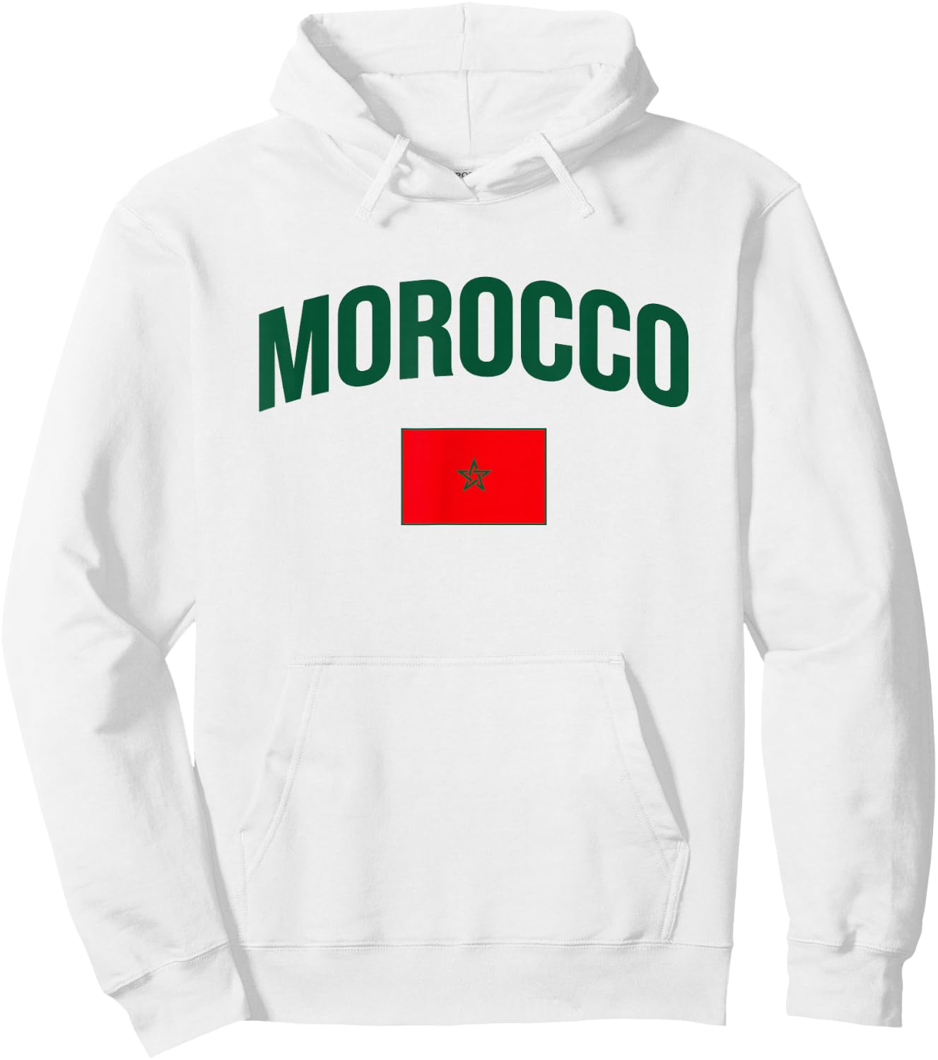 Morocco - Flag of Morocco - Classic Hoodie - Hoodie | White
