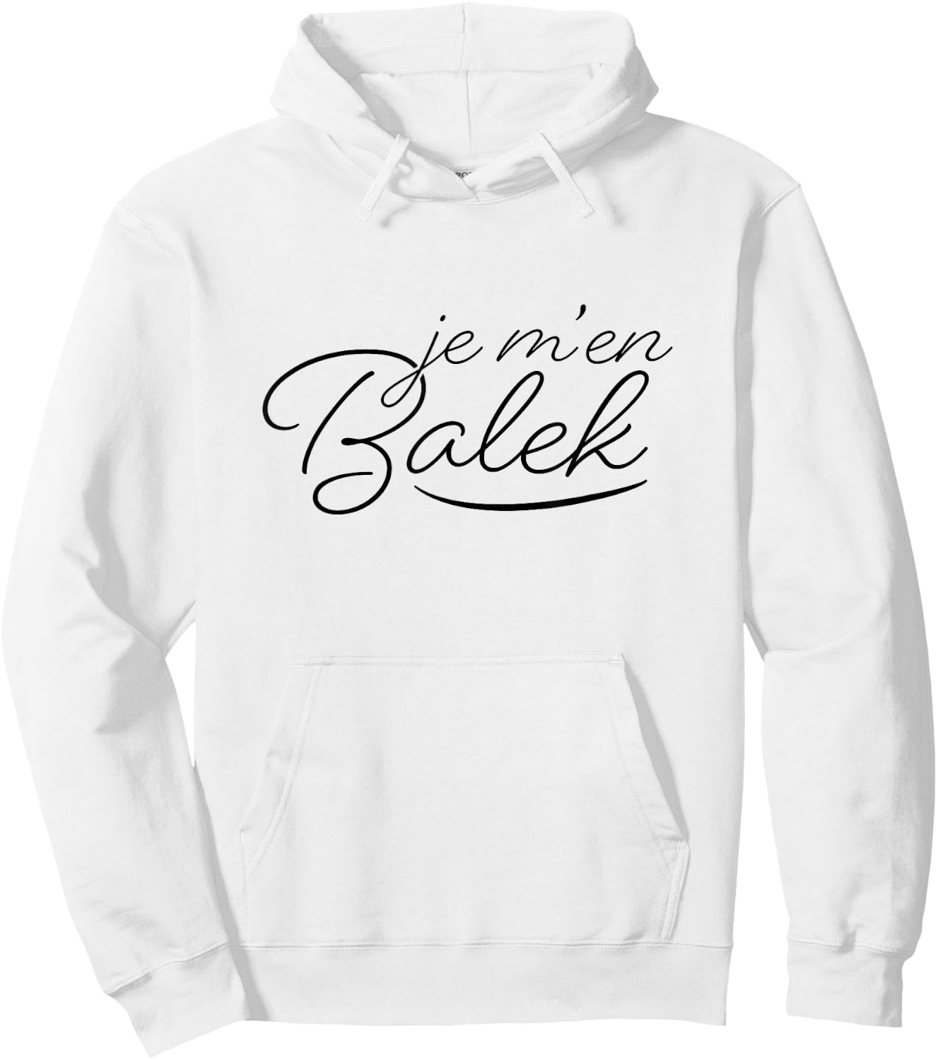 Je M'en Balek Cadeau Drôle Homme Anniv ersaire Humour , white, S Hoodie - Hoodie | White