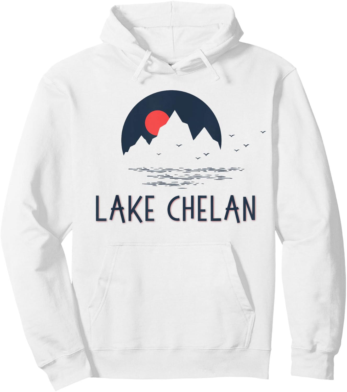 Lake Chelan Washington Outdoor Family Adventure Vacation Hoodie - Hoodie | White