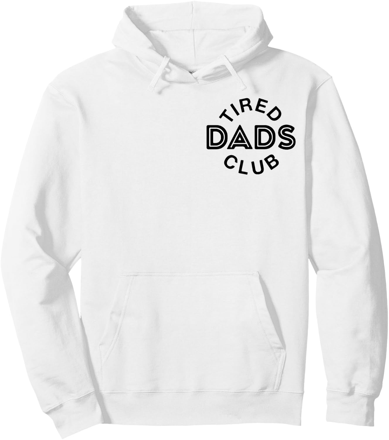 Tired Dads Club Playmat Car Race Track Dad Father's Day Hoodie - Hoodie | White