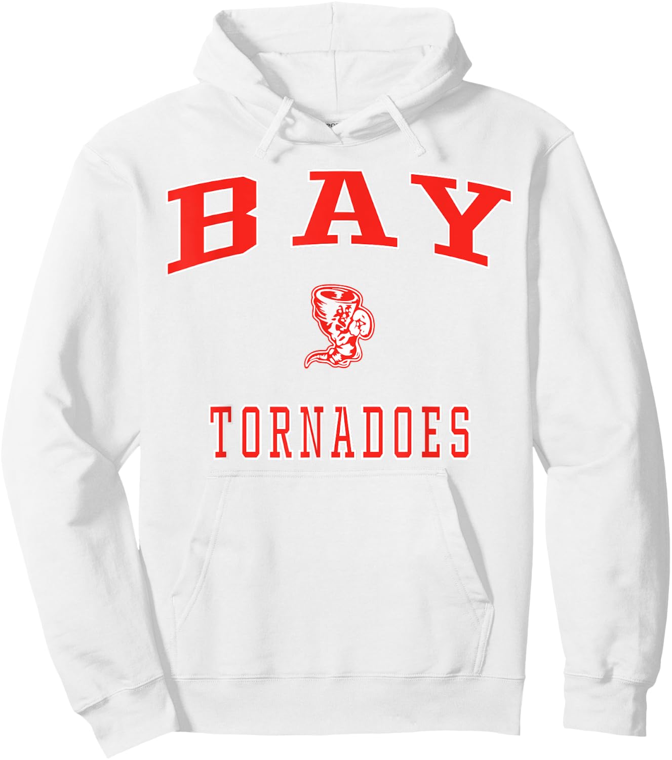 Bay High School Tornadoes Hoodie - Hoodie | White