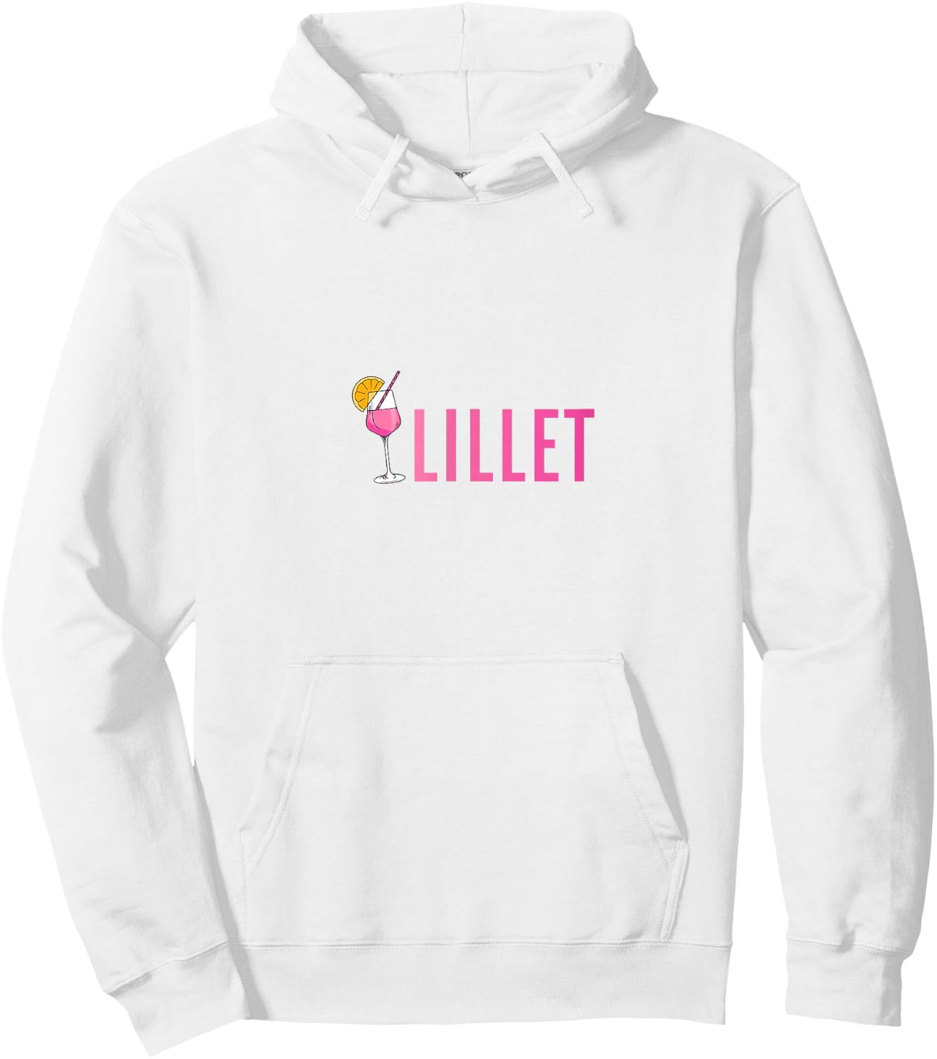 Wein & Lillet Gönner Sommer Alkohol Lillet , Men & Women, Adult, Short Sleeve , White, S, Small Hoodie - Hoodie | White