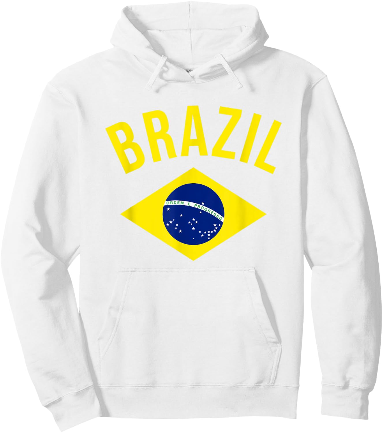 Brazil Brasil fan Brazilian outfit Hoodie - Hoodie | White