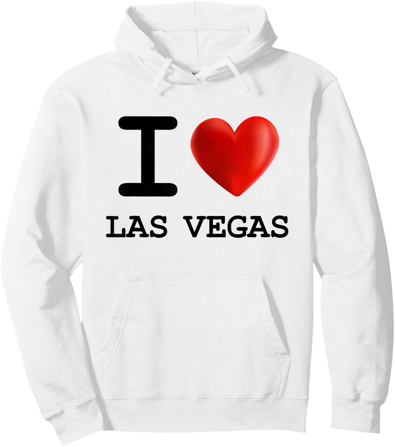 I Love Las Vegas Souvenir , blue Hoodie - Hoodie | White