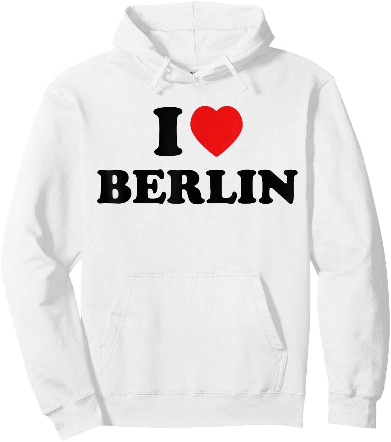 I Love Berlin Fan Souvenir Germany Travel I Heart , White Hoodie - Hoodie | White