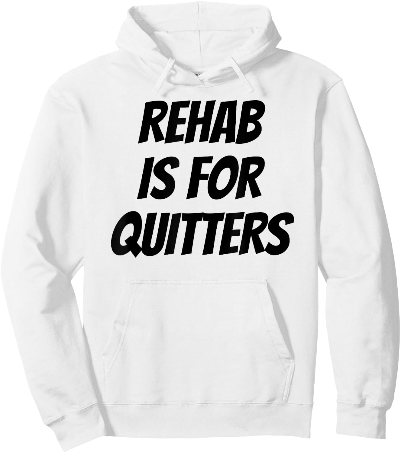 Rehab Is For Quitters Shirt Funny Wine Lover Beer Drinker Hoodie - Hoodie | White
