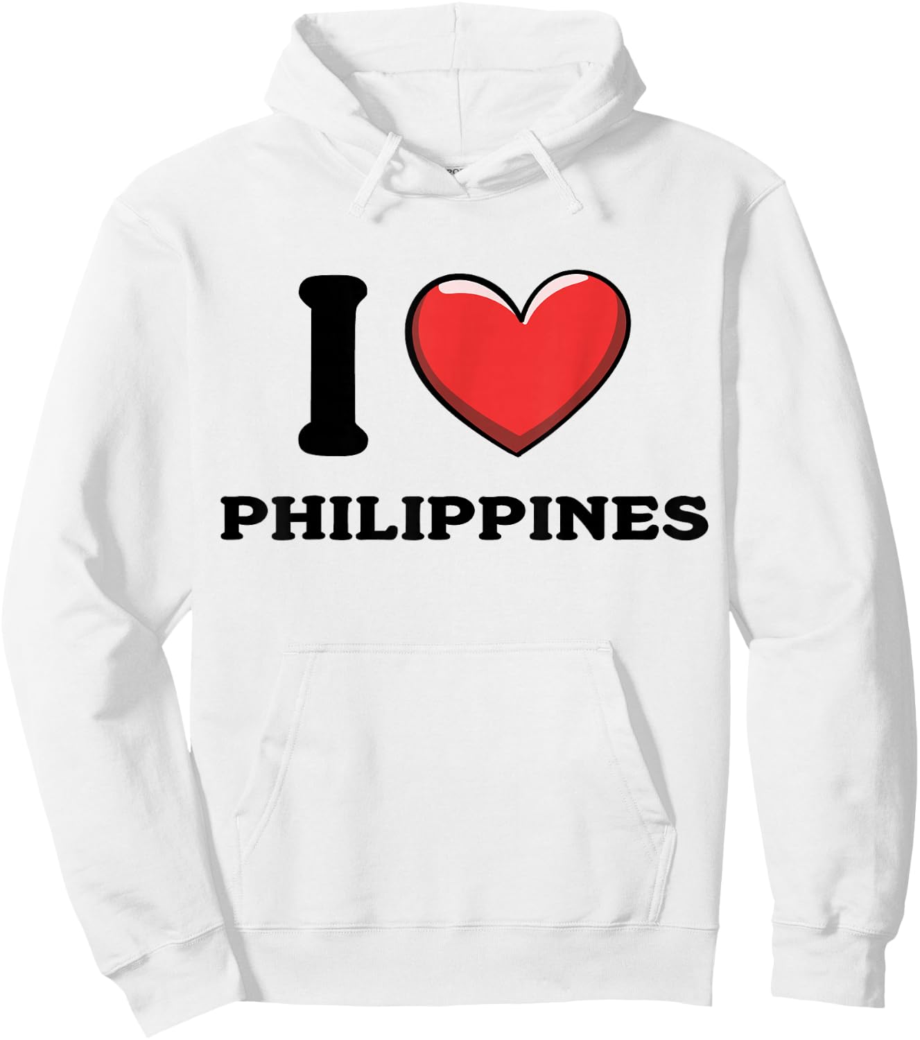 I Love Philippines Hoodie - Hoodie | White