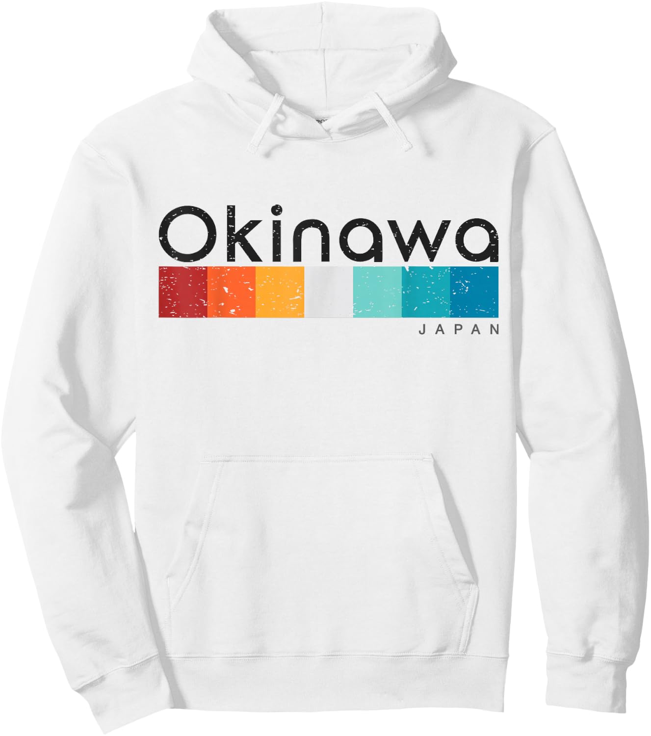 Vintage- im Retrodesign von Okinawa Japan Hoodie - Hoodie | White