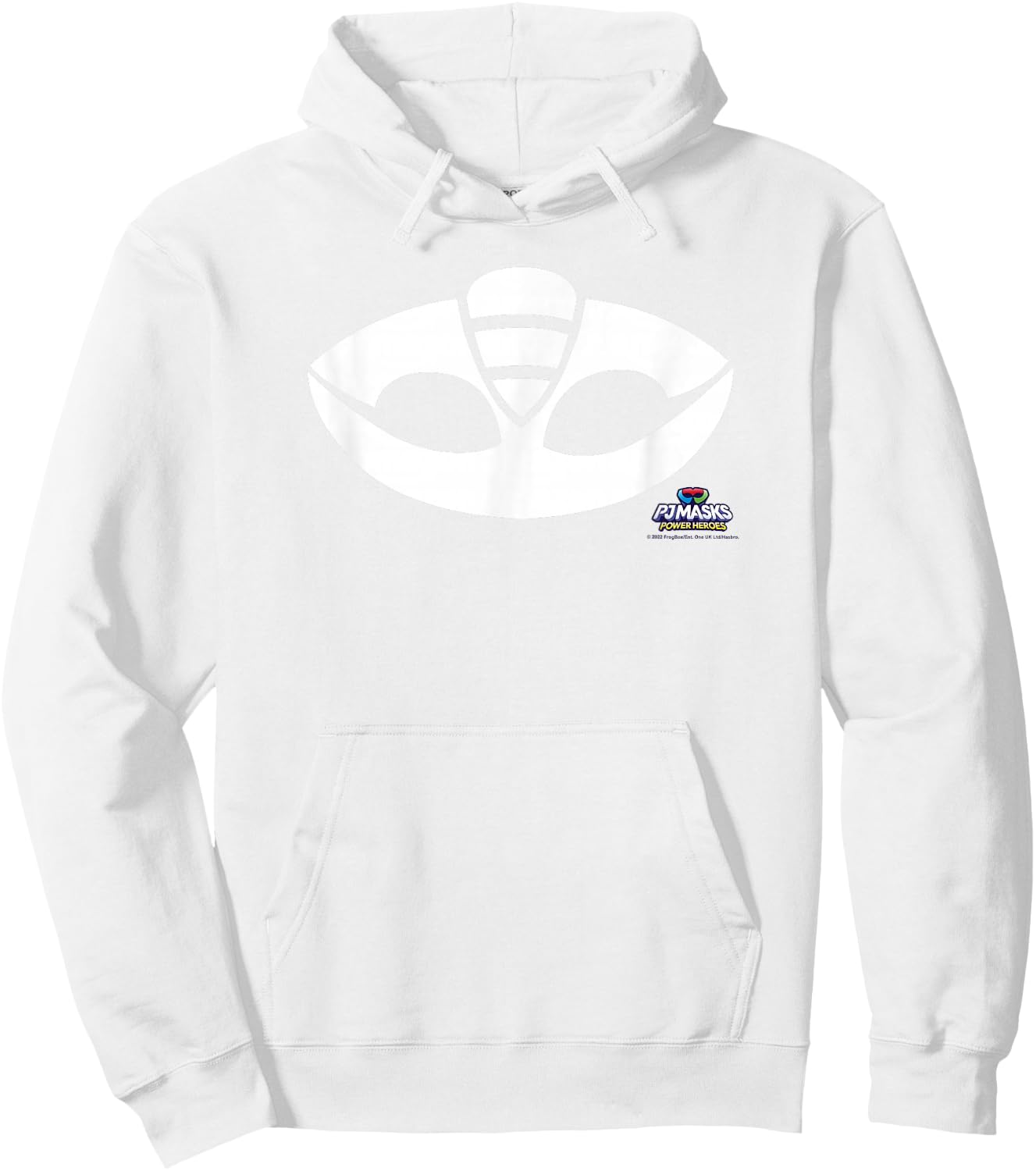 PJ Masks Gekko Icon Mask Lizard Power Logo Hoodie - Hoodie | White