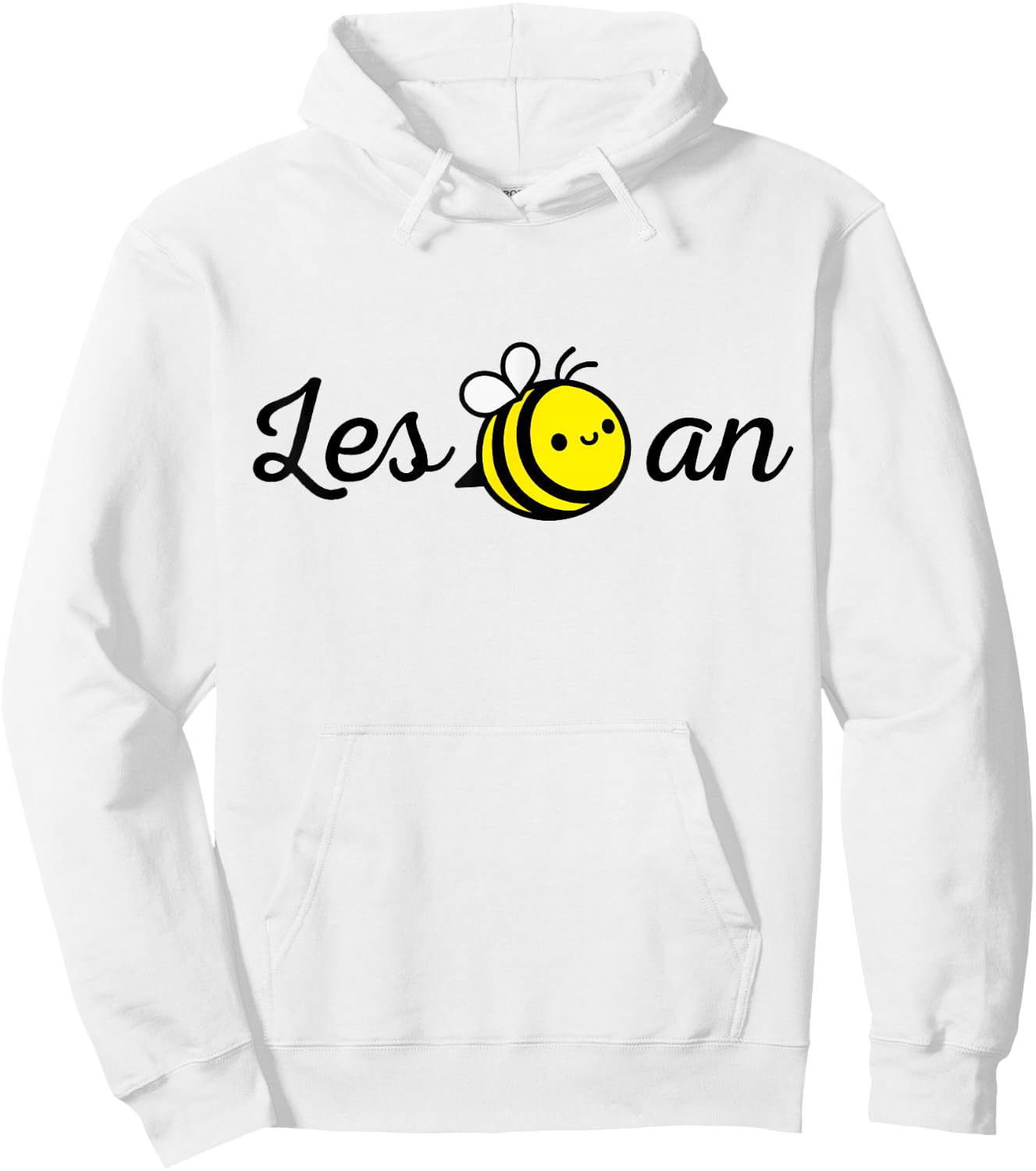 Les Bee An Funny Lesbian LGBTQ Pride Hoodie - Hoodie | White