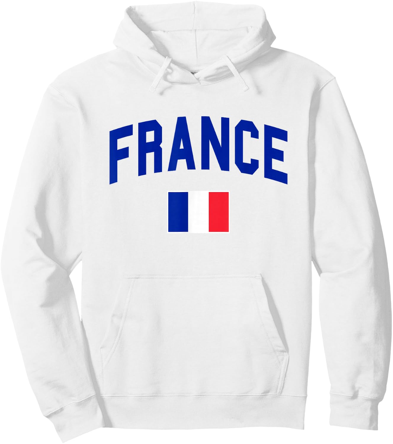 France - Flag of France - Throwback Design - Classic Hoodie - Hoodie | White
