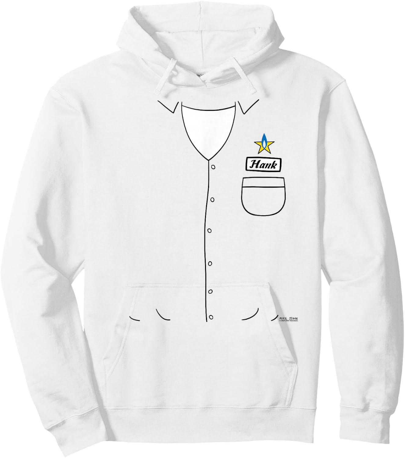 King Of The Hill Hank Halloween Propane Salesman Costume Hoodie - Hoodie | White