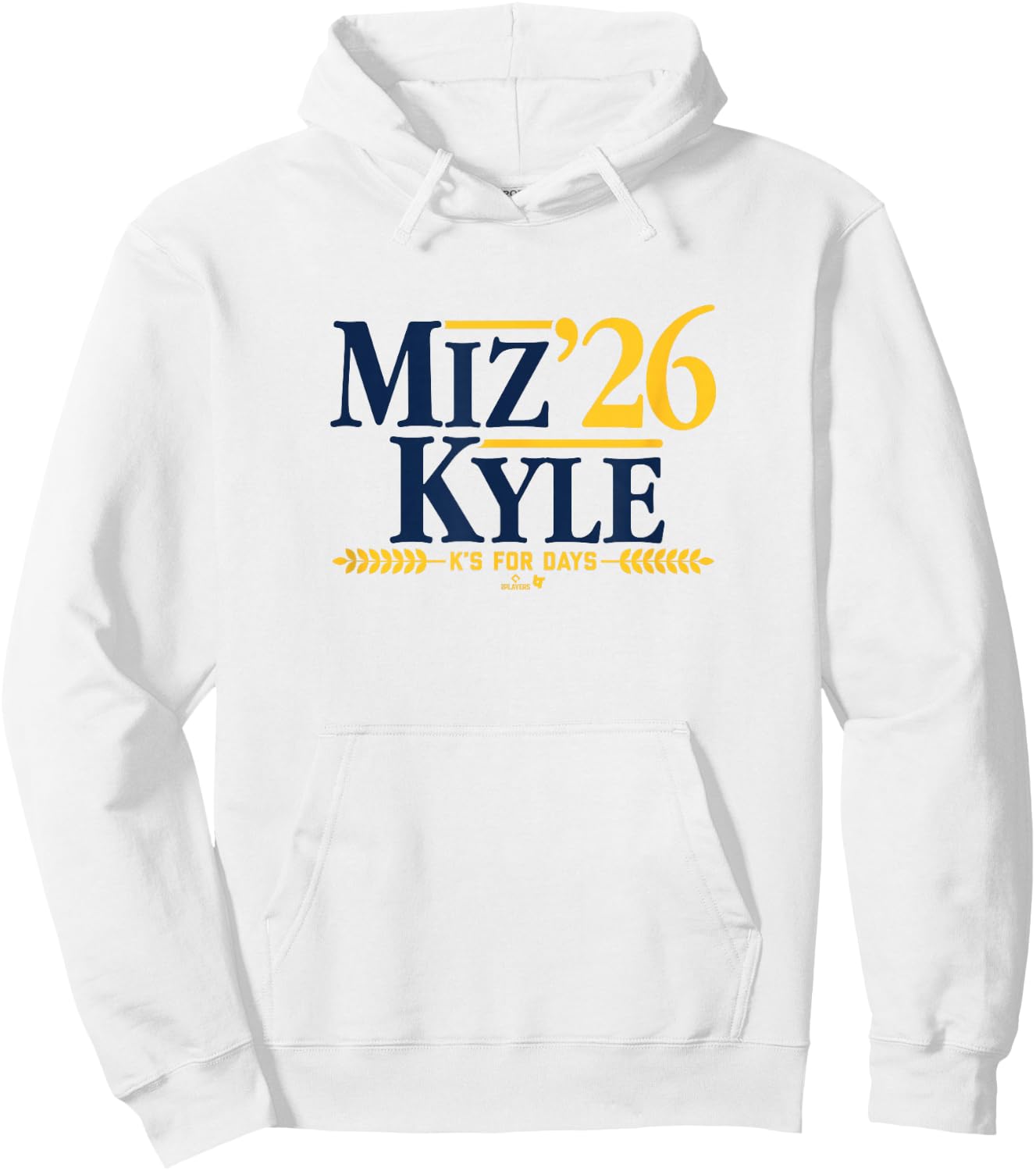 Misiorowski & Harrison - Miz-Kyle '26 - Milwaukee Baseball Hoodie - Hoodie | White