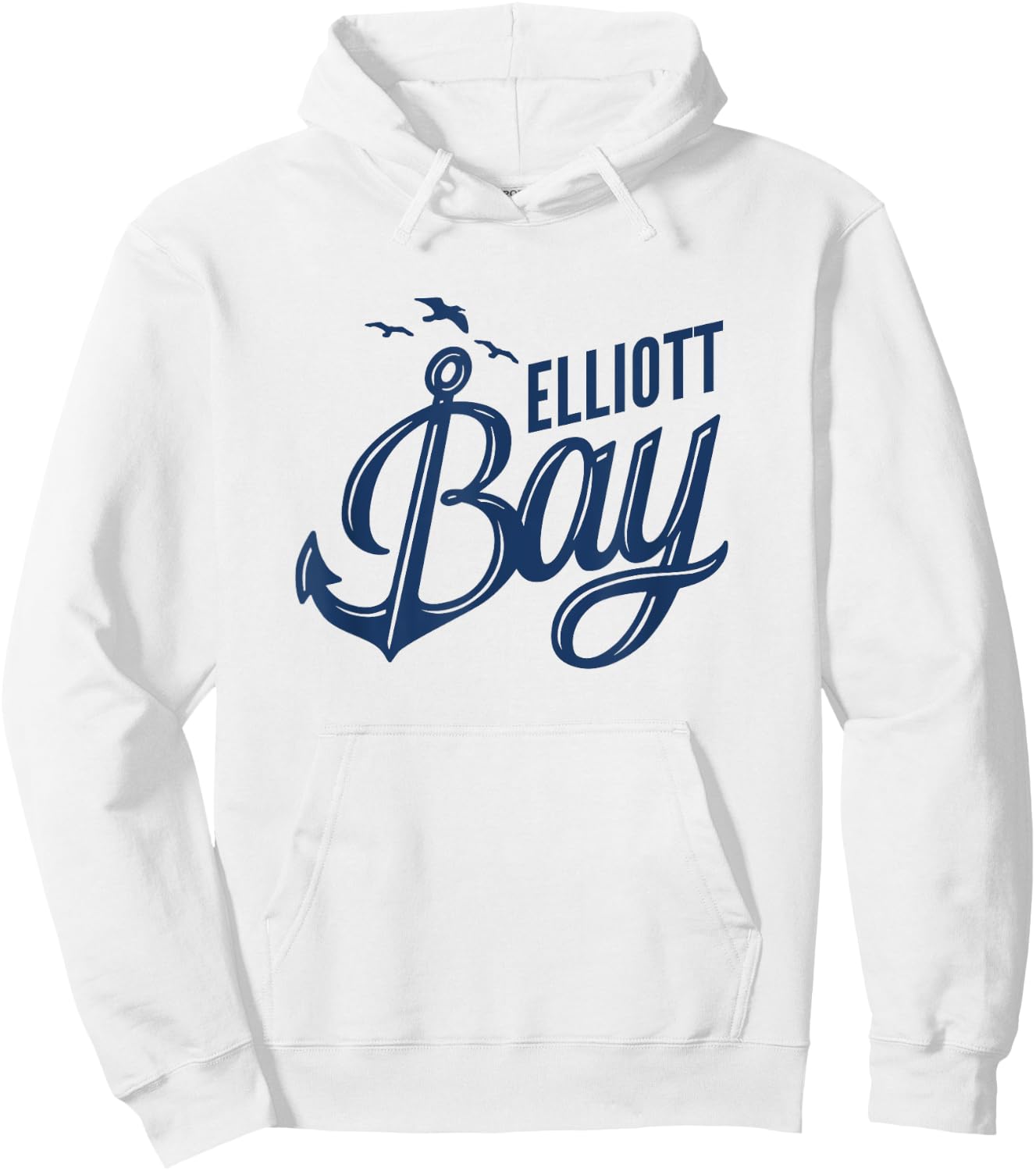 Elliott Bay Puget Sound Seattle Sailing and boating Hoodie - Hoodie | White
