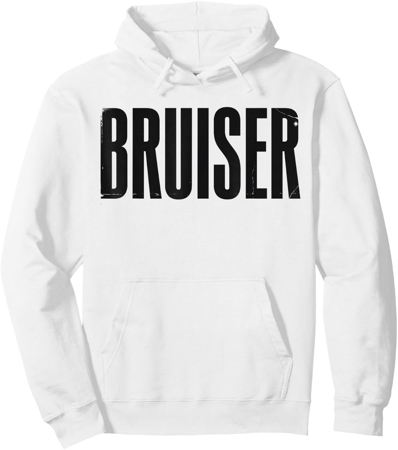 Bruiser Retro Funny Hoodie - Hoodie | White