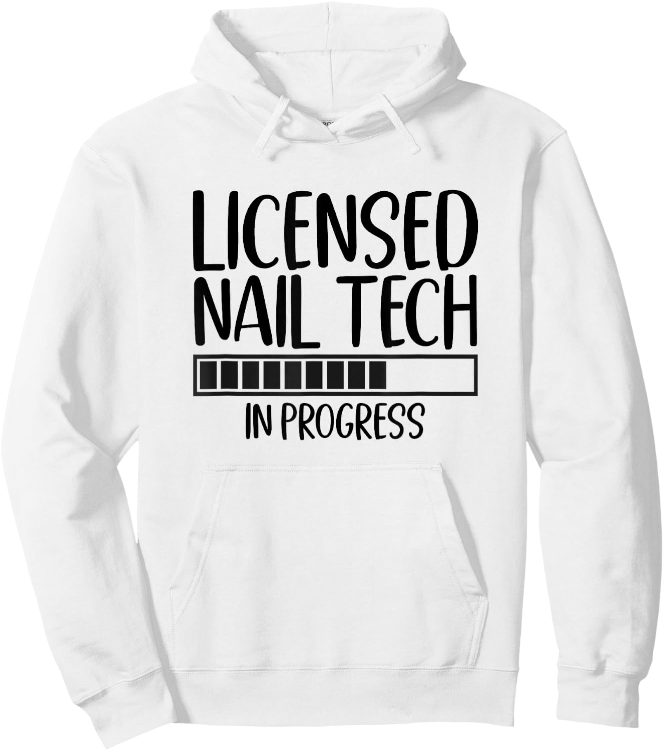 Nail Tech In Progress Future Nail Tech Hoodie - Hoodie | White