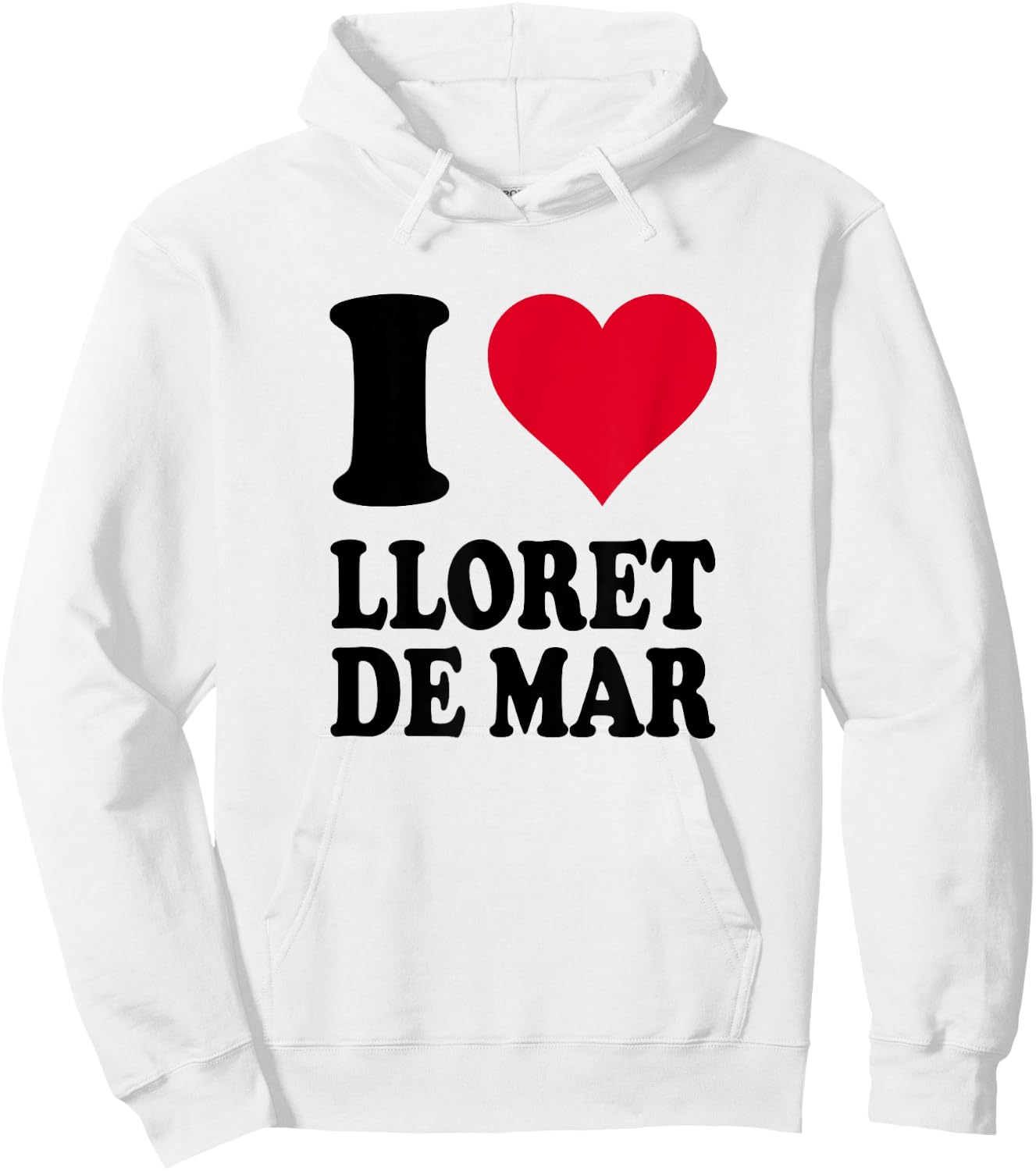 I Love Lloret De Mar , white, S Hoodie - Hoodie | White