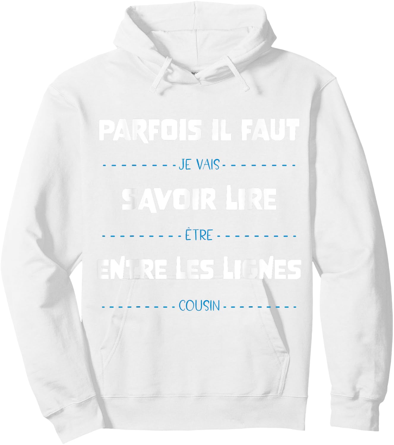 Futur Cousin Annonce Grossesse Bébé Humour Enfant , Blue, S Hoodie - Hoodie | White