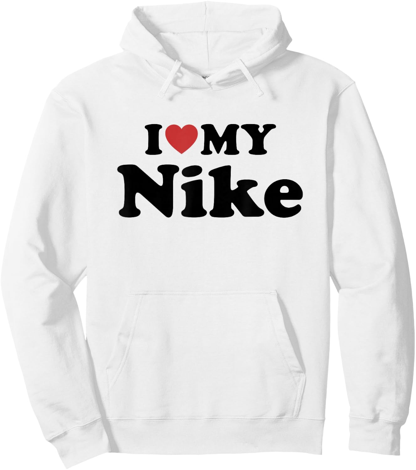I Love My Nike First Name Matching Couple Outfit Hoodie - Hoodie | White