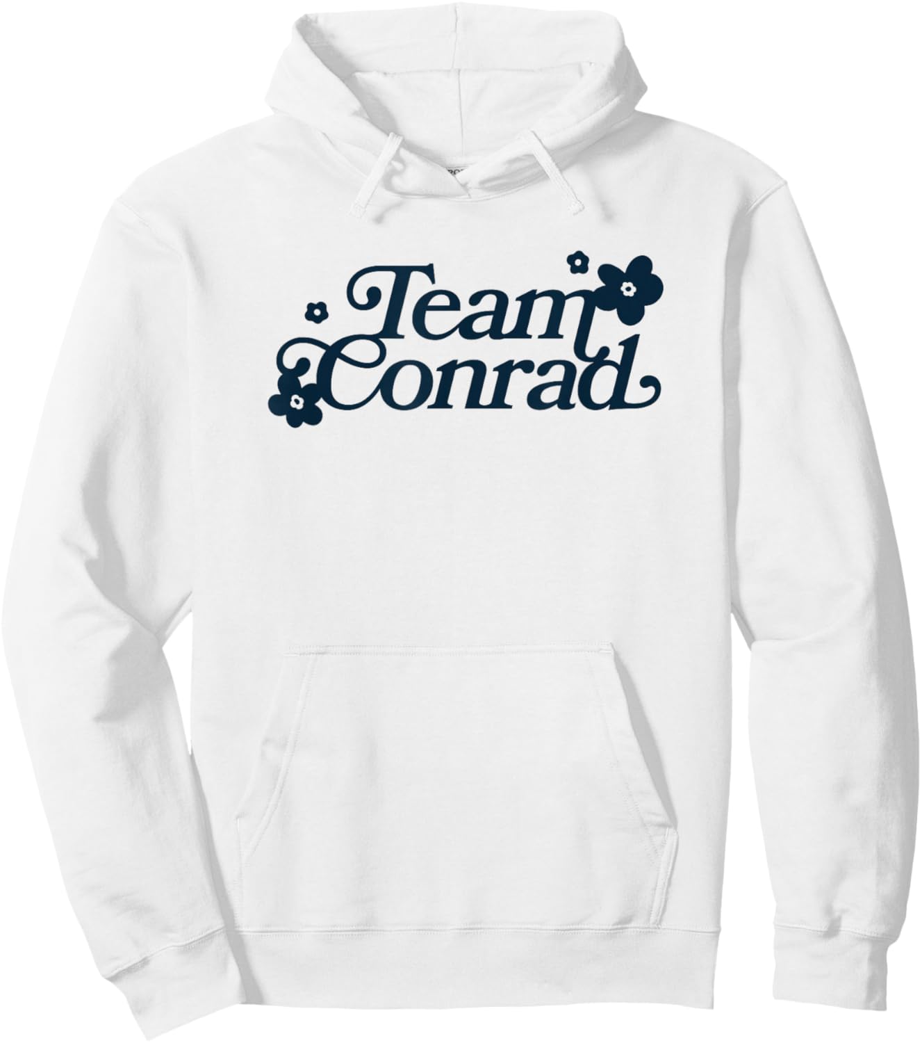 Team Conrad Floral The Summer I Was Pretty, White Hoodie - Hoodie | White