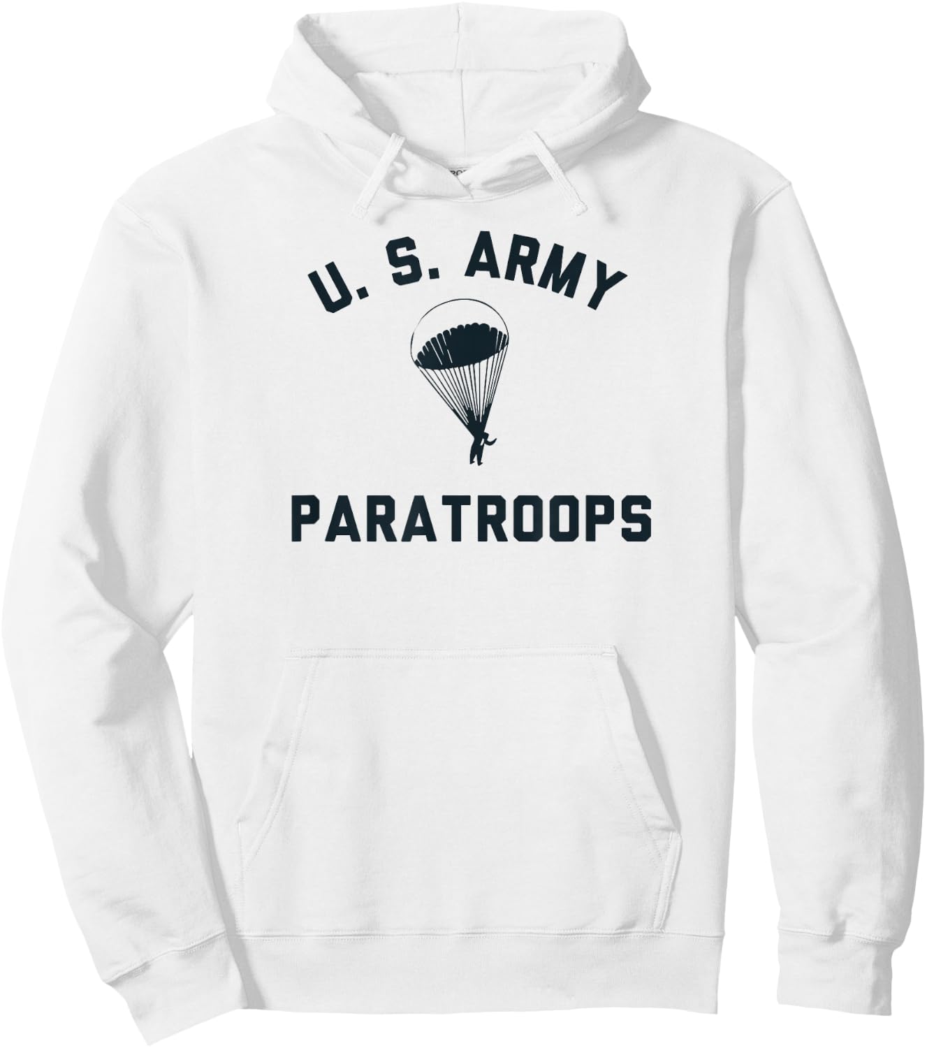 US Army Paratroops Paratrooper WW2 Vintage PT Hoodie - Hoodie | White