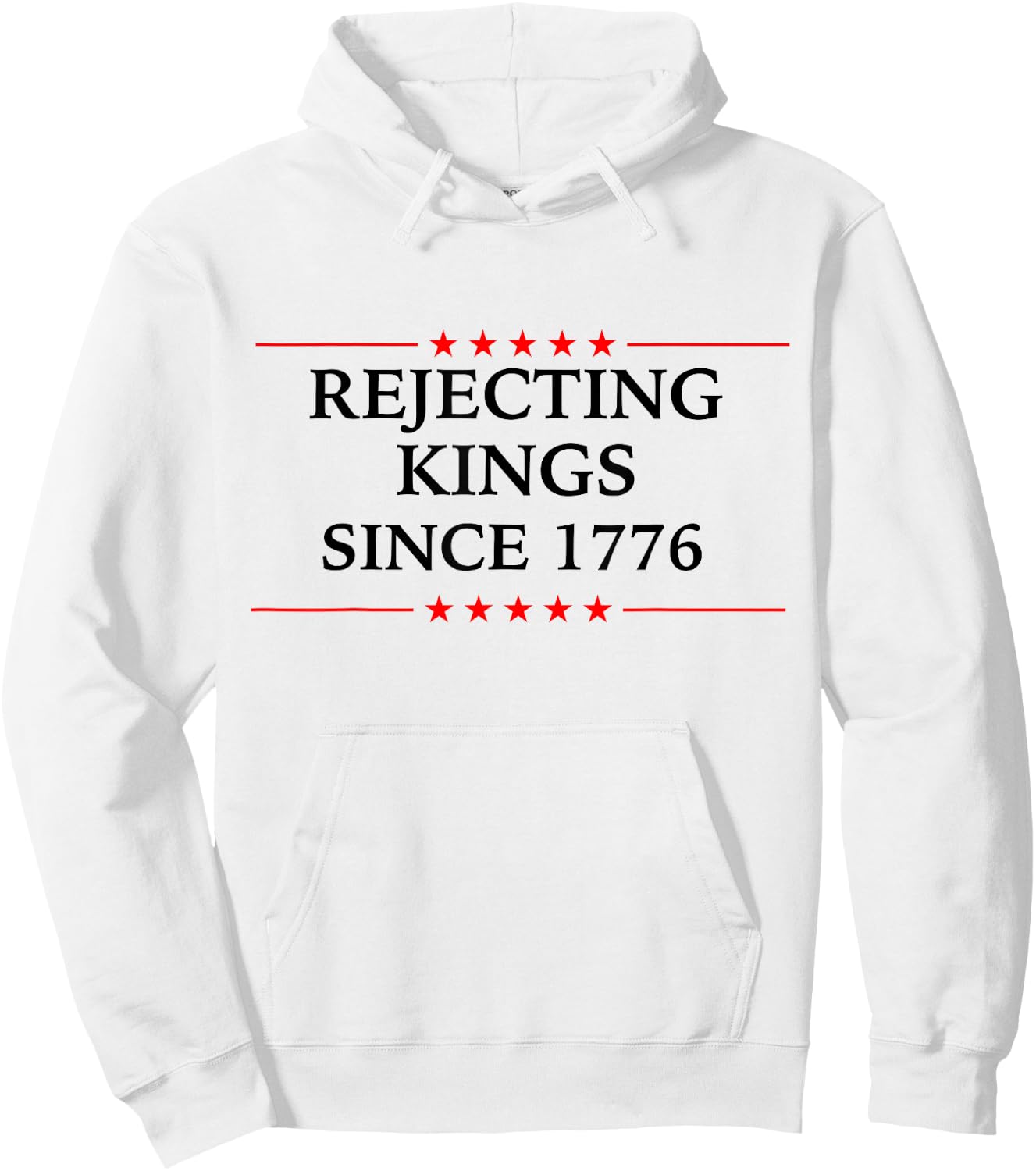 Funny 4th of July for Democrats Hoodie - Hoodie | White