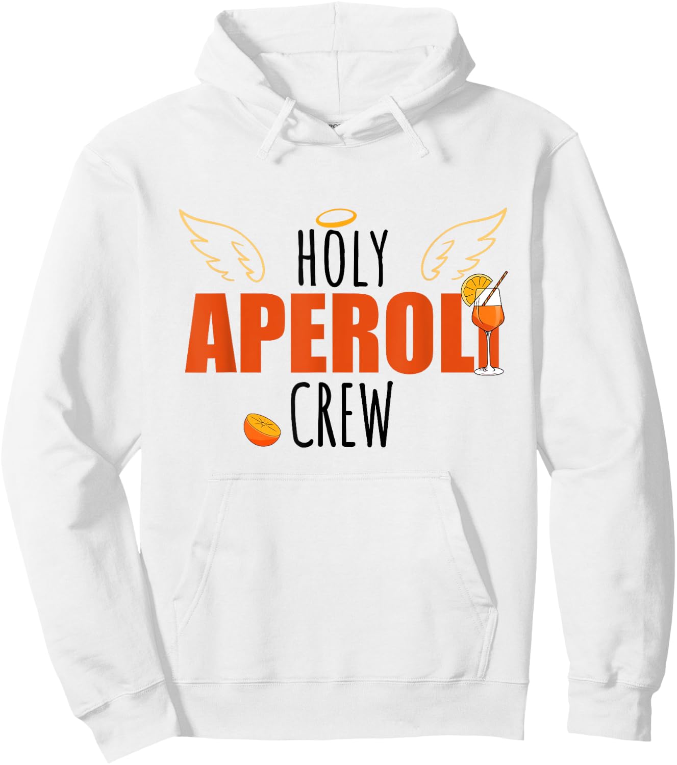 Holy Spritz Aperölchen Spritztour Aperoli Crew , White Hoodie - Hoodie | White