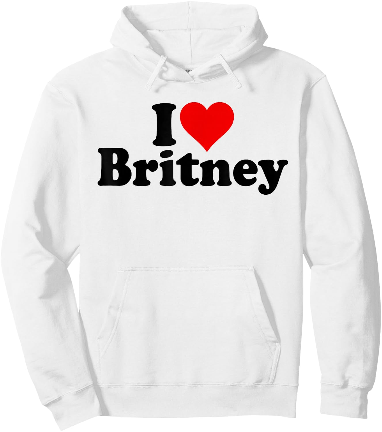 I Love Heart Britney Hoodie - Hoodie | White