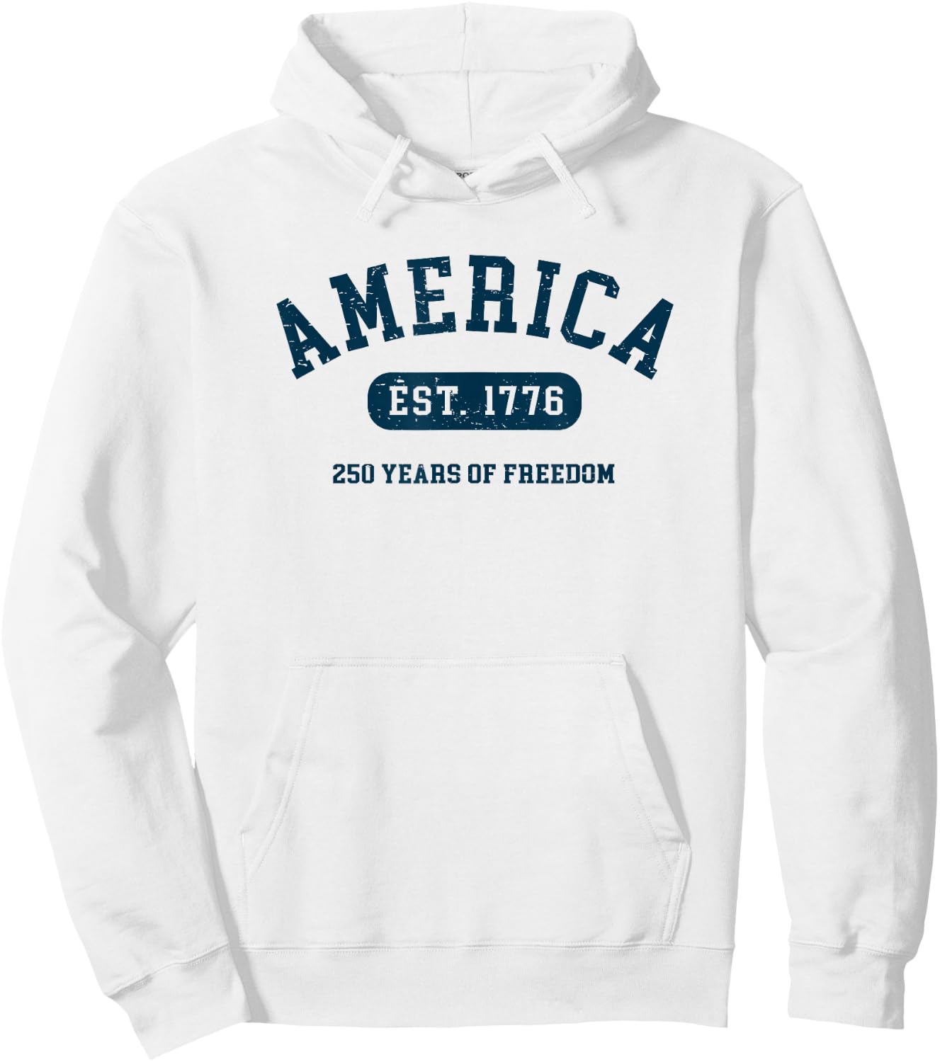 America 1776 USA United States America US 4th of July 2026 Hoodie - Hoodie | White