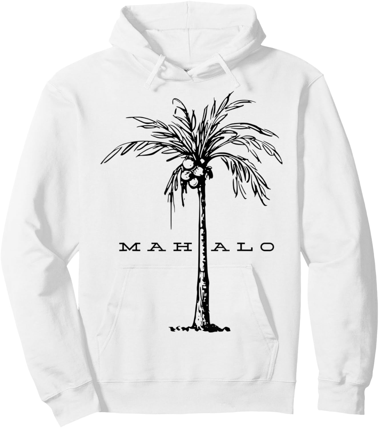 Mahalo Hawaii from the island. Feel the Aloha Spirit Hoodie - Hoodie | White