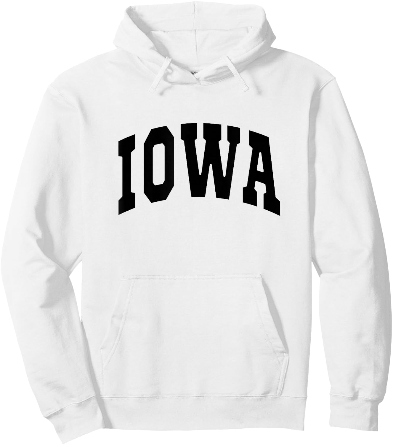 IOWA - Throwback Design - Classic Hoodie - Hoodie | White