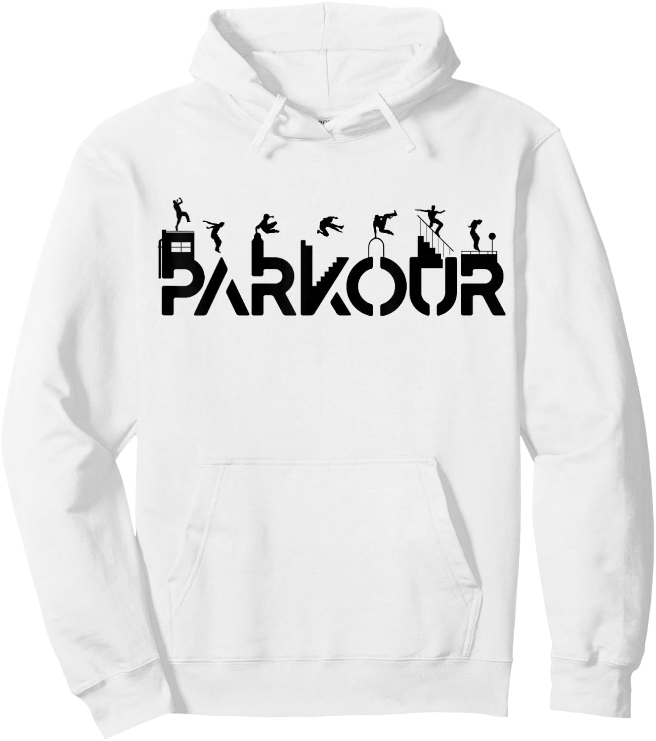 Freerunning Shirt for Parkour Runner | Parkour Hoodie - Hoodie | White